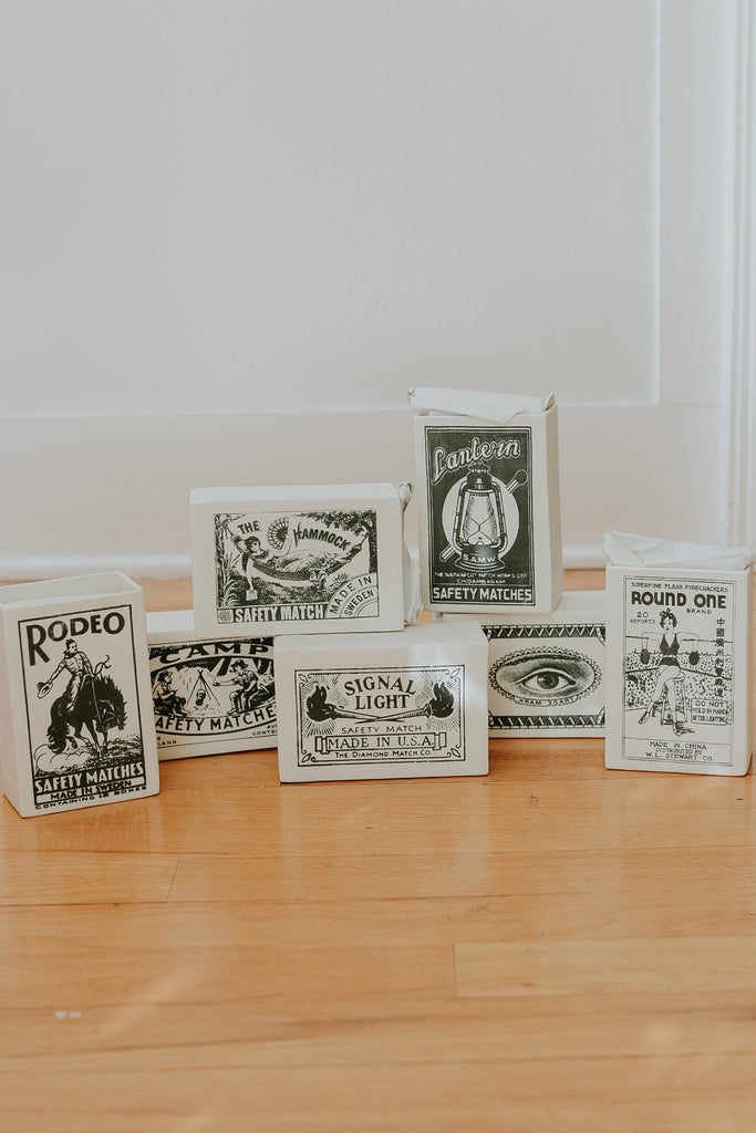 Candy Relics Ceramic Matchboxes