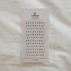 Letter Stickers: Suatelier Design