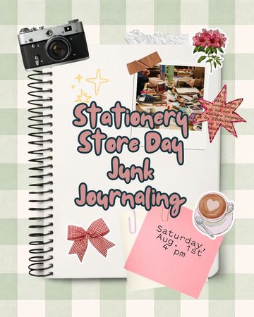 Stationery Store Day Junk Journal Workshop (Aug. 1st)