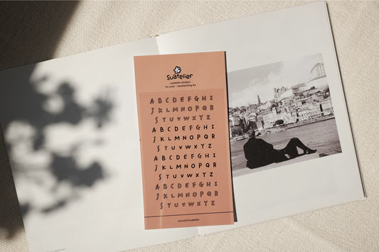 Letter Stickers: Suatelier Design