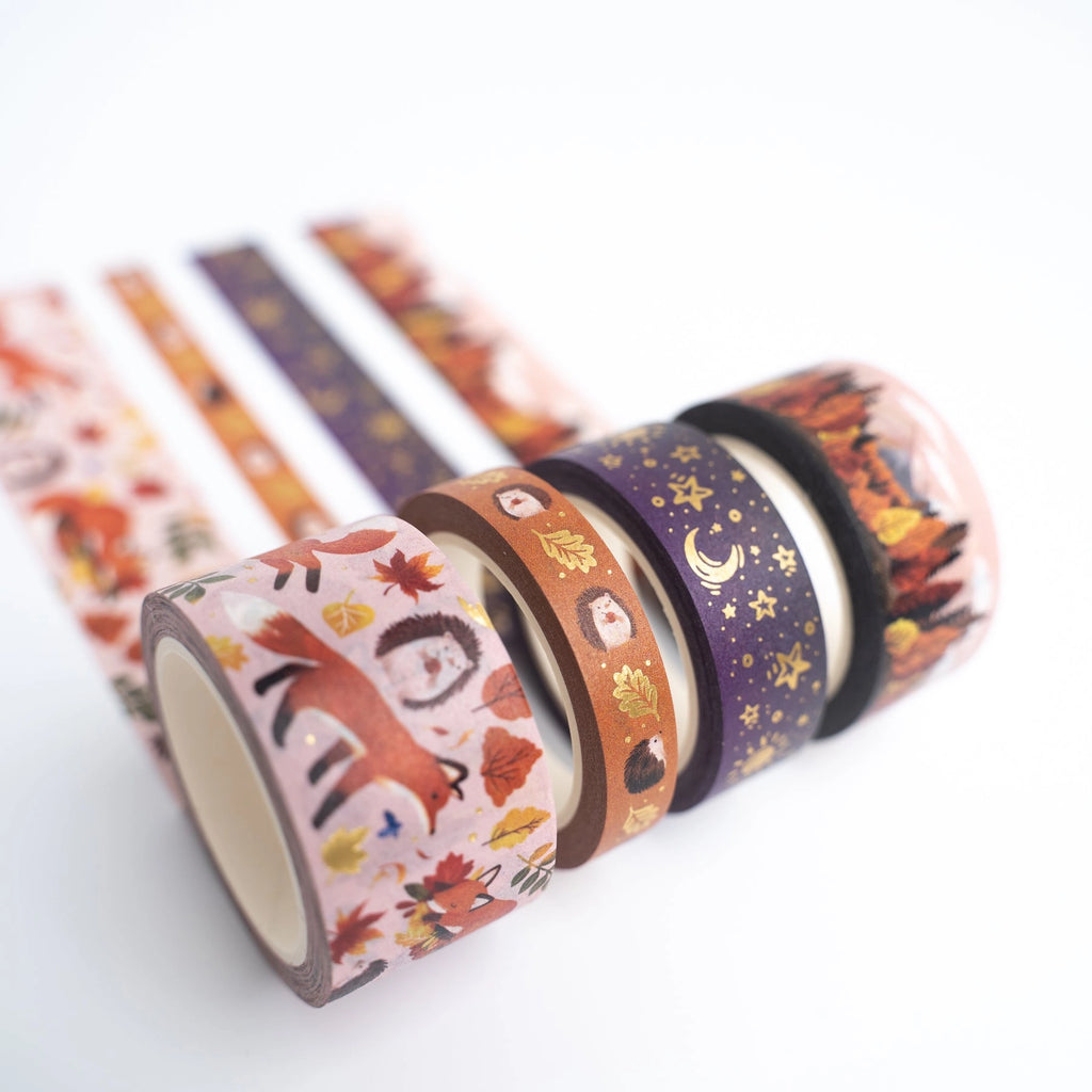 Archer and Olive- Forest Foxes Washi Tape Set
