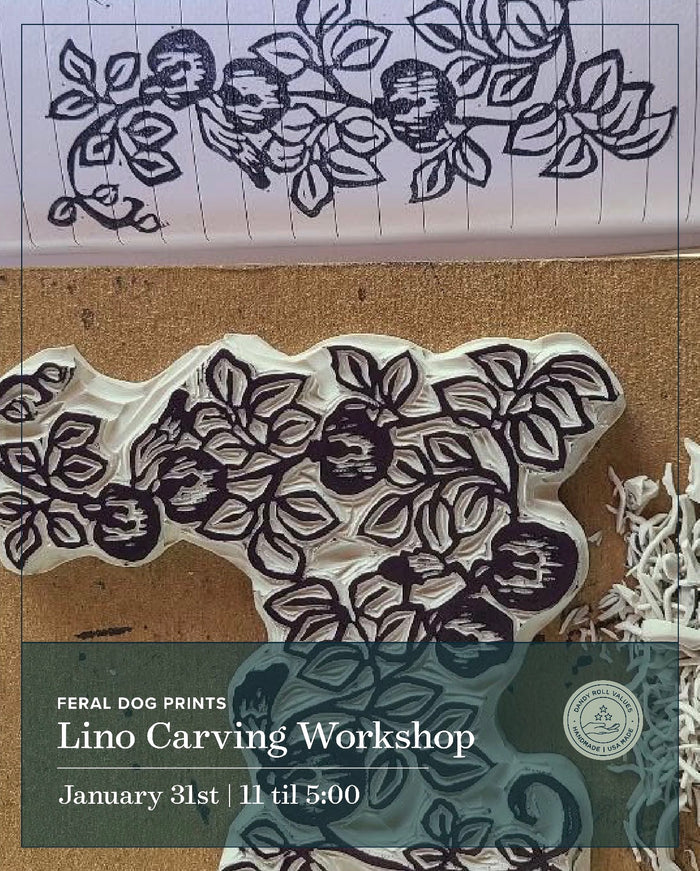 Lino Block Workshop with Feral Dog Prints