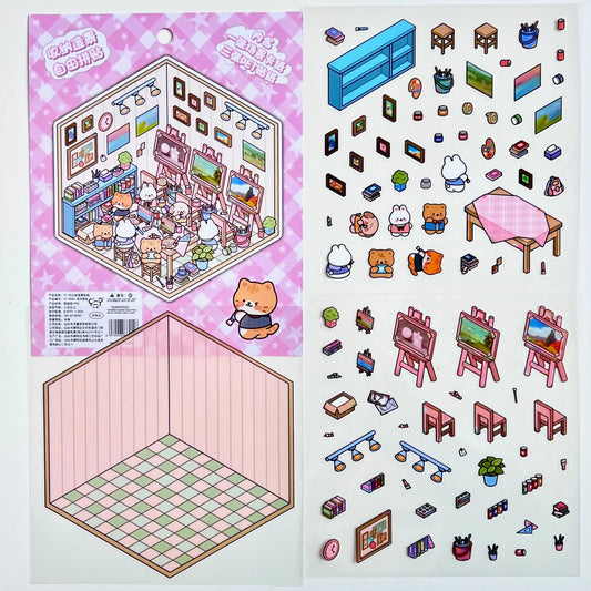 Diorama Stores Sticker Sheets