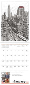 James Cook Typewriter Artist 2026 Wall Calendar By James Cook