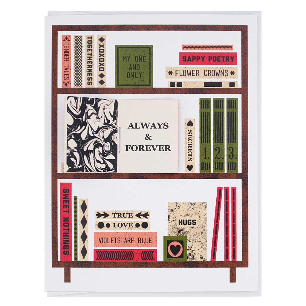 Regional Assembly of Text- Romance Book Shelves