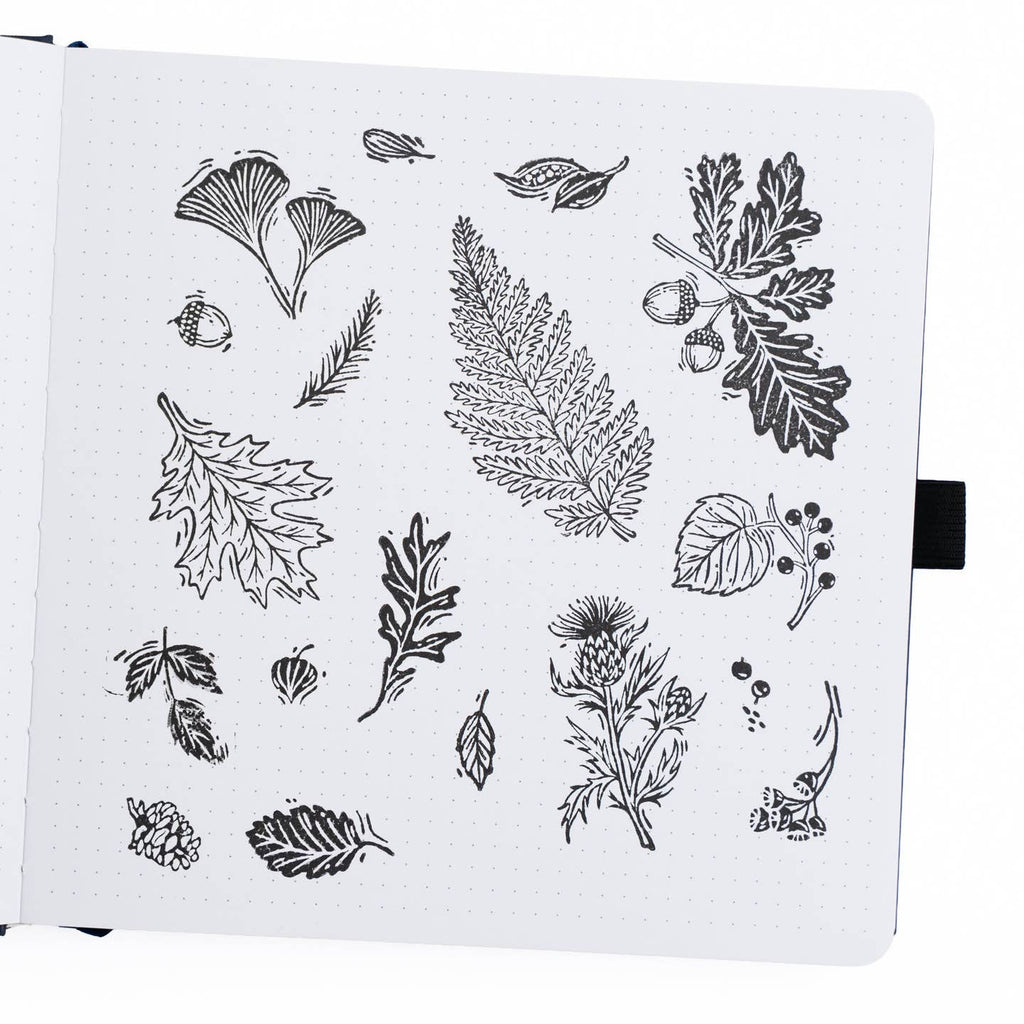 Archer and Olive- Acrylic Stamps: Forest Foliage