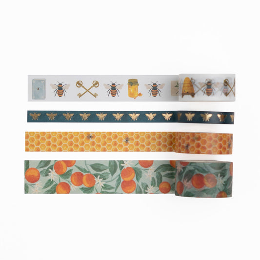 Archer and Olive- Keeper of the Bees Washi Tape Set