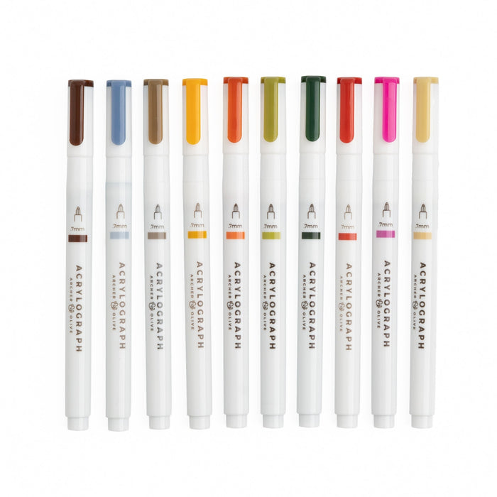 Archer and Olive- Forest Findings Acrylograph Pens