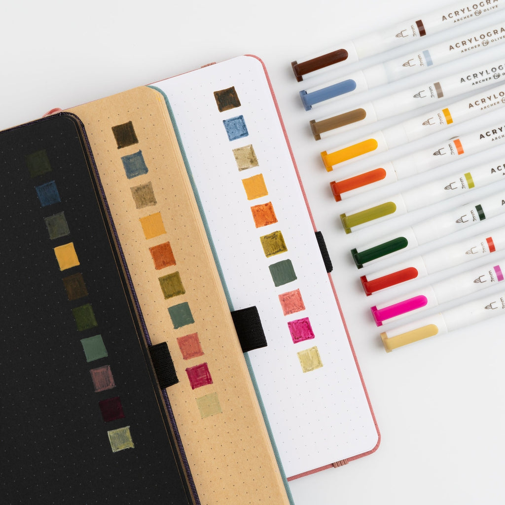 Archer and Olive- Forest Findings Acrylograph Pens