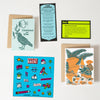 Egg Press Manufacturing- Mushroom + Crow Letter Writing Write Me Back Pen Pal Kit