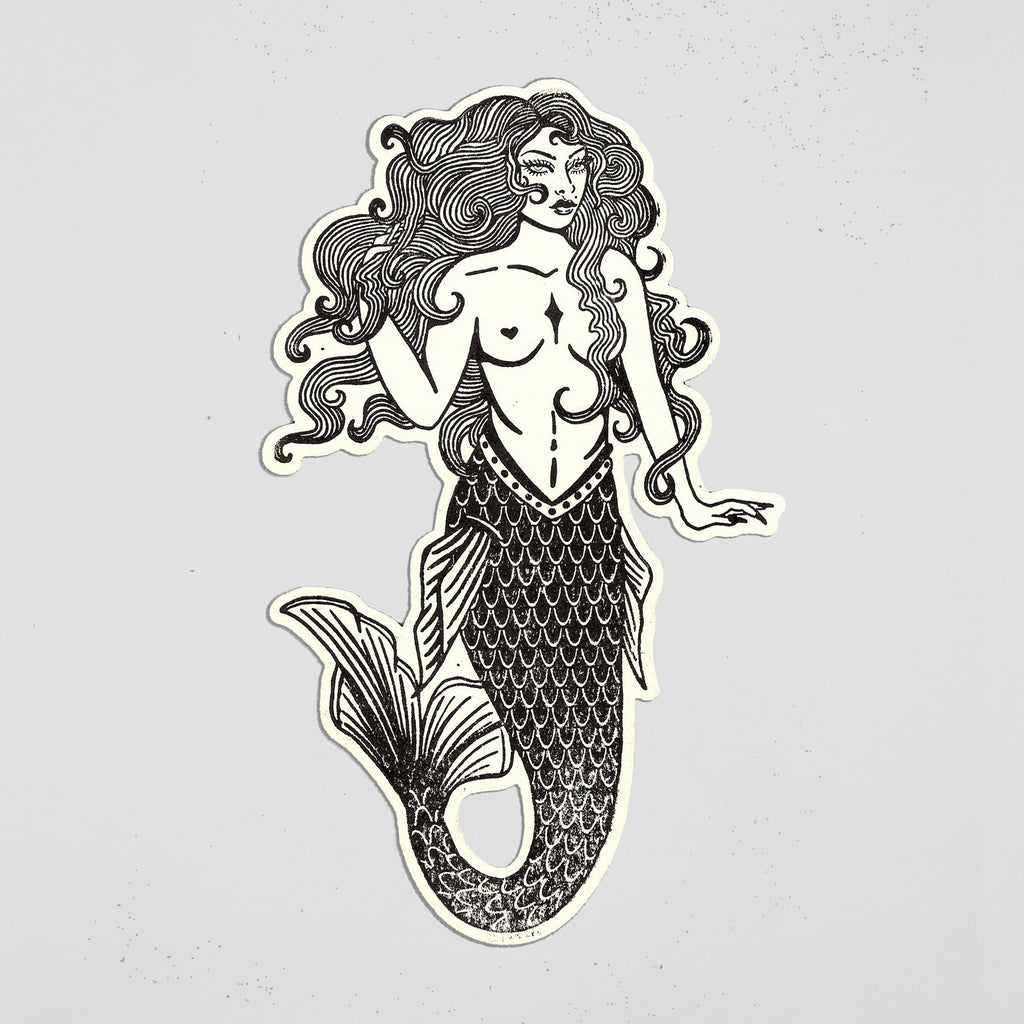 Die Cut Mermaid Bookmark