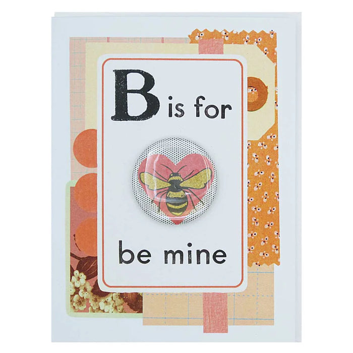 B Mine Card and Button