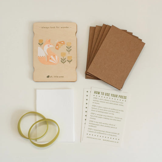 Oh Little Wren – Mini Flower Press