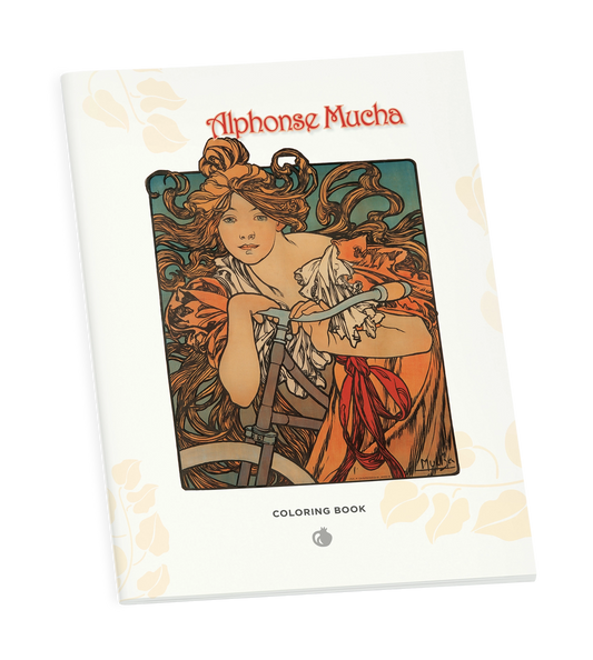 Alphonse Mucha Coloring Book