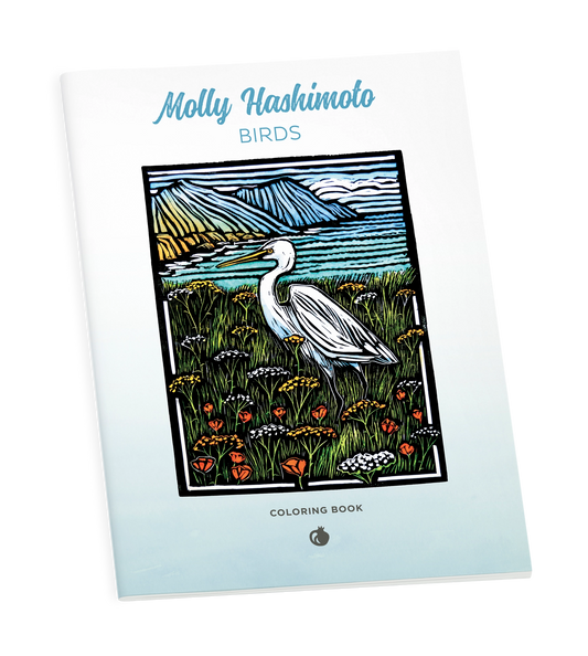 Molly Hashimoto: Birds Coloring Book
