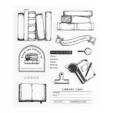 Acrylic Stamps: Everyday Bookish