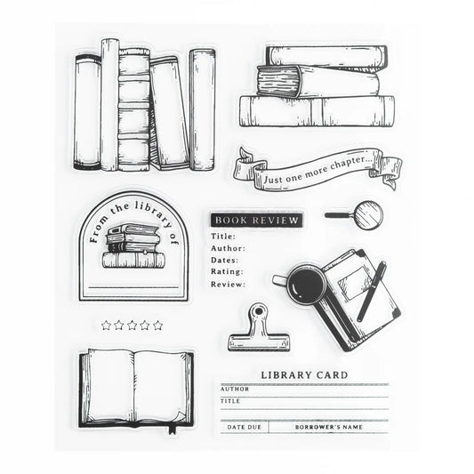 Acrylic Stamps: Everyday Bookish
