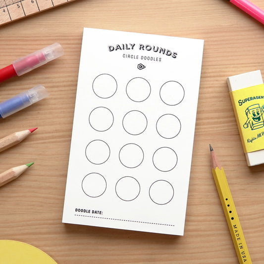 Daily Rounds Circle Doodles Notepad