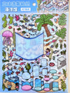 Fantasy Diorama Sticker Sheets