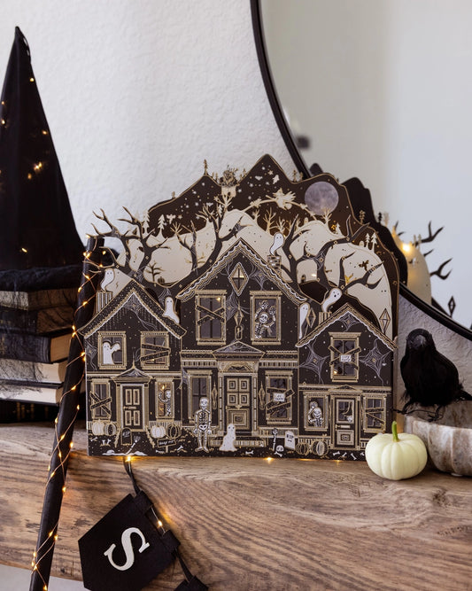 Haunted Paper House with Lights