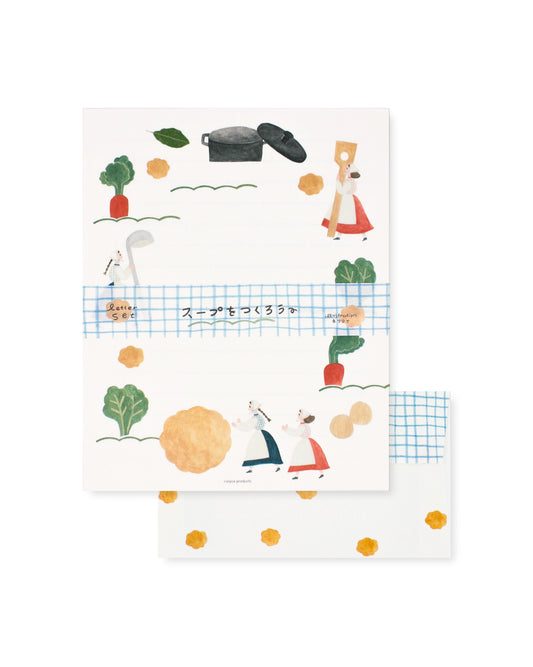 Letter Writing Set - Her Winter Flowers