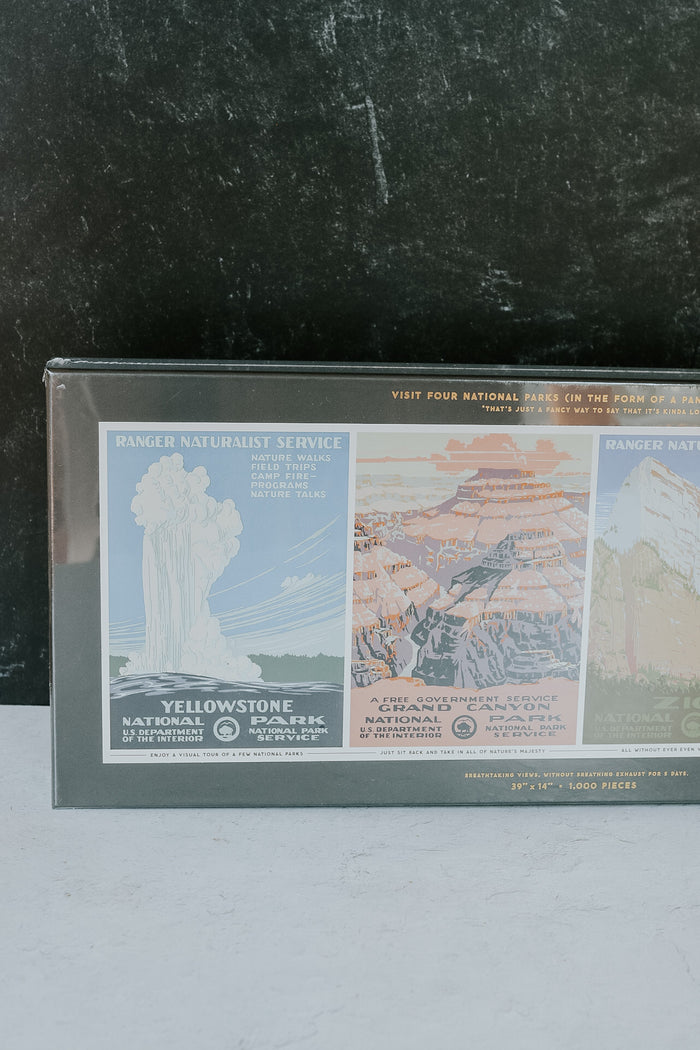 National Parks 1,000 Piece Panoramic Puzzle