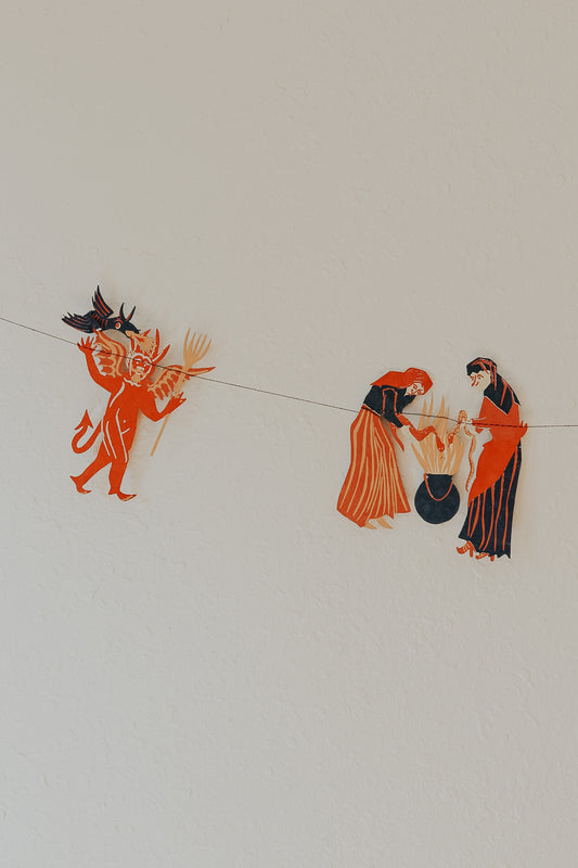 East End Press Paper Halloween Garland